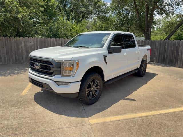2022 Ford F-150 XLT in White — front three-quarter view