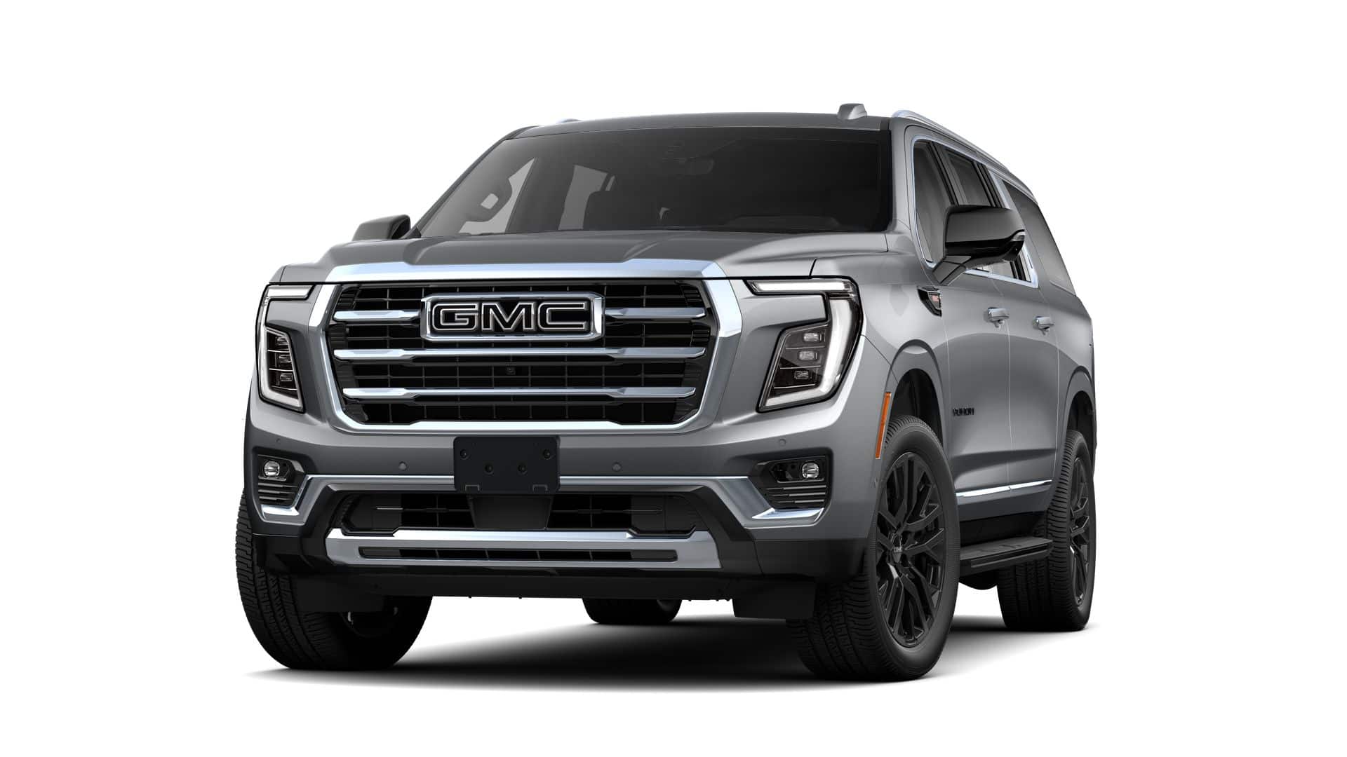 2026 GMC Yukon XL Elevation in Sterling Metallic — front three-quarter view