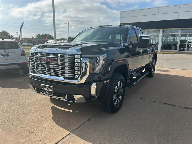 2026 GMC Sierra 2500 HD Denali in Onyx Black — front three-quarter view