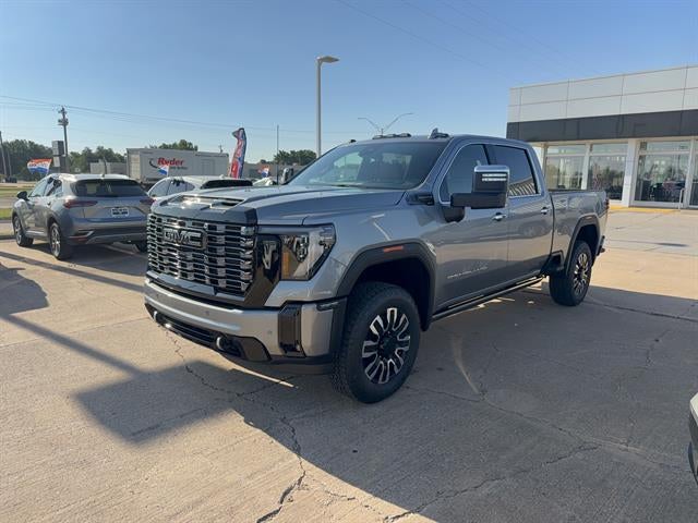 2026 GMC Sierra 2500 HD Denali Ultimate in Sterling Metallic — front three-quarter view