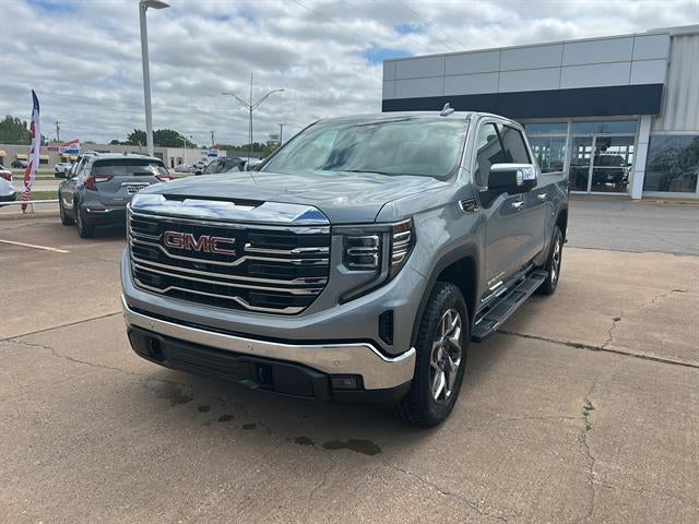 2026 GMC Sierra 1500 SLT in Sterling Metallic — front three-quarter view