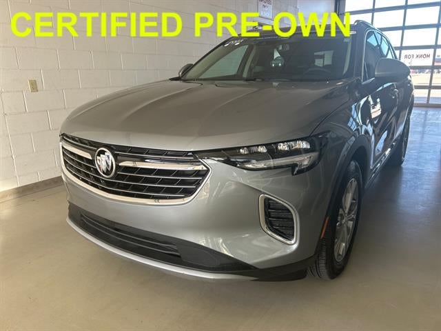 2023 Buick Envision Preferred in Moonstone Gray Metallic — front three-quarter view